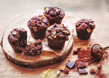 Muffins chocolat et farine de lupin Le Blog 7 Saveurs